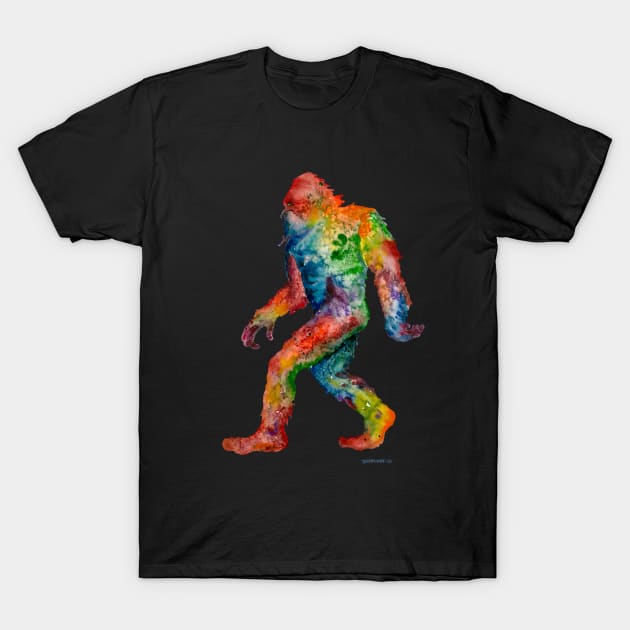 Sasquatch T-Shirt by Dave Bartholet Wildlife Art